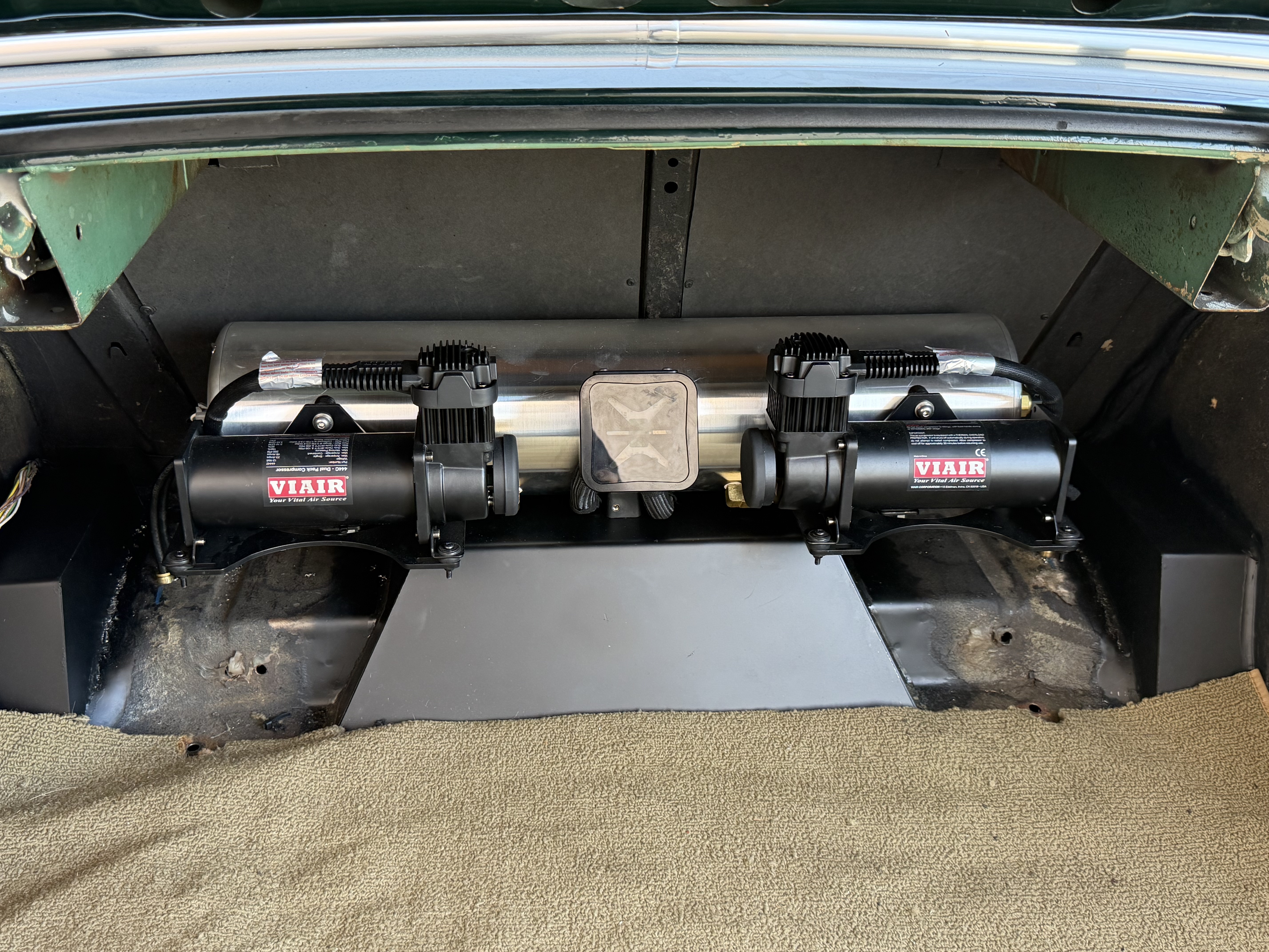 53 Chevy Car Accuair Trunk
